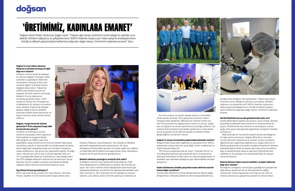 Doğsan’s production and women’s employment approach on Fortune Türkiye